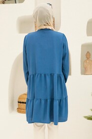 İndigo Blue Hijab Tunic 2588IM - 2