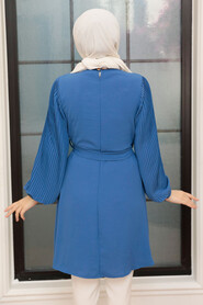 İndigo Blue Hijab Tunic 41022IM - 2