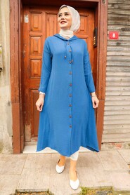 İndigo Blue Hijab Tunic 510IM - 1