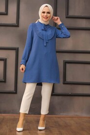 İndigo Blue Hijab Tunic 512IM - 1