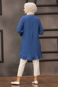 İndigo Blue Hijab Tunic 528IM - 2