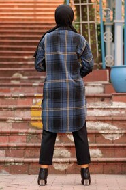 İndigo Blue Hijab Tunic 5579IM - 2