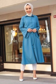 İndigo Blue Hijab Tunic 5607IM - 5
