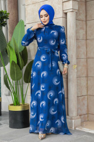 İndigo Blue Modest Dress 27945IM - 2