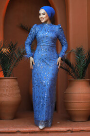 İndigo Blue Modest Gown 52061IM - 2