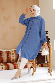 İndigo Blue Modest Plus Size Tunic 70881IM 