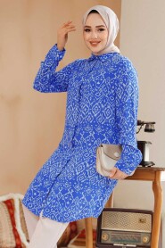 İndigo Blue Modest Top 11684IM - 1