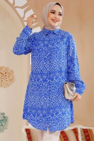 İndigo Blue Modest Top 11684IM - 2