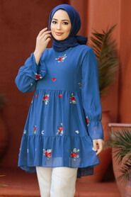 İndigo Blue Modest Top 40882IM - 1