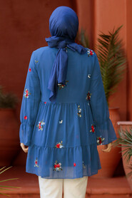 İndigo Blue Modest Top 40882IM - 4