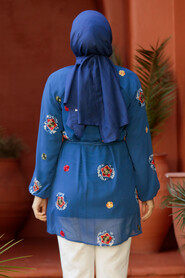 İndigo Blue Modest Tunic 4084IM - 3