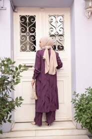 Jacquard Damson Modest Two-Piece Set 76672MU - 5