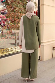 Khaki Hijab Double Suit 5235HK - 3