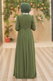  Luxorious Khaki Islamic Clothing Engagement Dress 2760HK - 2