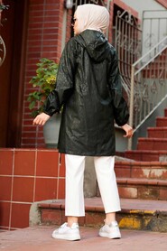 Khaki Hijab Raincoat 8921HK - 3