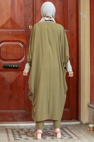 Khaki Hijab Triple Suit 5175HK - 2