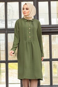 Khaki Hijab Tunic 20128HK - 2
