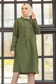 Khaki Hijab Tunic 20128HK - 1
