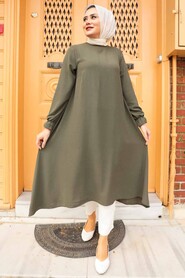 Khaki Hijab Tunic 2094HK - 1