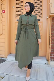 Khaki Hijab Tunic 508HK - 1