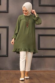 Khaki Hijab Tunic 528HK - 1