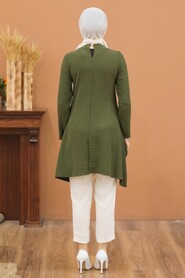 Khaki Hijab Tunic 5724HK - 2