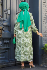 Khaki Modest Top 10539HK - 5