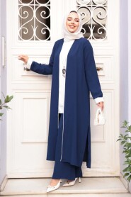Kimono Navy Modest Three-Piece Set 76001L - 2
