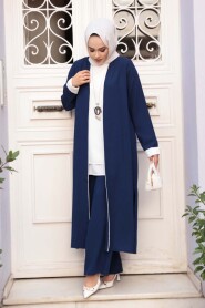 Kimono Navy Modest Three-Piece Set 76001L - 3