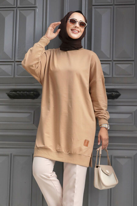 Latte Modest Tunic 30644LT - NEVA STYLE