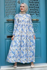 Lavander Hijab Dress 14780LV - 1