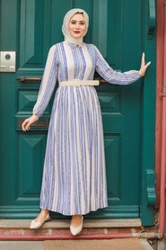 Lavander Hijab Dress 1478LV - 1