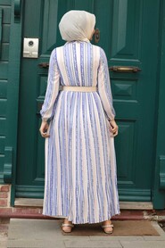 Lavander Hijab Dress 1478LV - 2