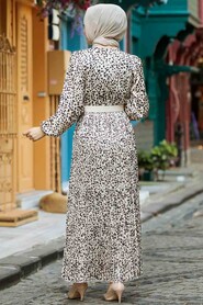 Leopard Hijab Dress 2283LP - 2