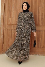 Leopard Hijab Dress 30262LP - 1