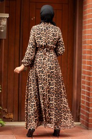 Leopard Hijab Dress 30502LP - 2