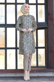 Leopard Hijab Tunic 11526LP - 2