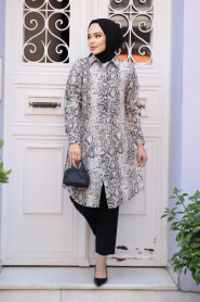 Leopard Hijab Tunic 11529LP - 1