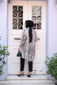 Leopard Hijab Tunic 11529LP - 4