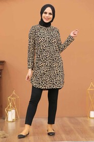 Leopard Pattern Hijab Tunic 35810LP - 1