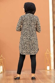 Leopard Pattern Hijab Tunic 35810LP - 2