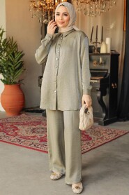 Light Khaki Modest Dual Suit 12541AHK - 3