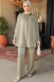Light Khaki Modest Dual Suit 12541AHK - 2