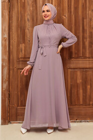 Light Lila Hijab Dress 27922ALILA - 1