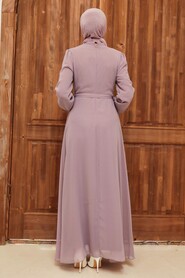Light Lila Hijab Dress 27922ALILA - 3