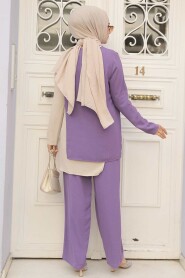 Lila Hijab Double Suit 5235LILA - 2