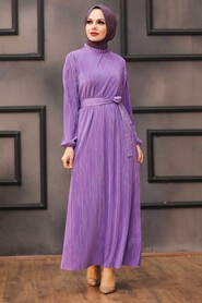 Lila Hijab Dress 12151LILA - 1