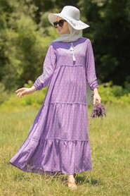 Lila Hijab Dress 1627LILA - 1