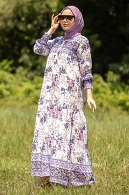 Lila Hijab Dress 1947LILA - 1