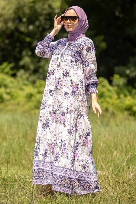 Lila Hijab Dress 1947LILA - NEVA STYLE